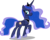 Size: 8315x6682 | Tagged: safe, artist:fruft, princess luna, alicorn, pony, a royal problem, g4, absurd resolution, butt, cutie mark, female, looking back, mare, plot, raised hoof, simple background, solo, swapped cutie marks, transparent background, vector
