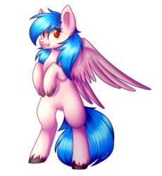 Size: 1644x1787 | Tagged: safe, artist:despotshy, oc, oc only, oc:needles, pegasus, pony, bipedal, female, mare, simple background, solo, transparent background