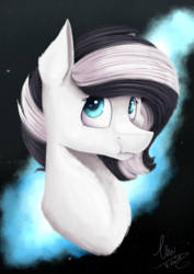 Size: 2480x3508 | Tagged: safe, artist:lav-cavalerie, oc, oc only, oc:kira, pony, :t, bust, female, high res, mare, portrait, solo