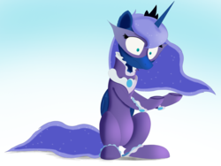 Size: 4000x3006 | Tagged: safe, artist:cattlebruiser1, princess luna, pony, g4, clothes, female, solo, superhero