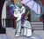 Size: 1105x963 | Tagged: safe, artist:tranzmuteproductions, rarity, pony, g4, female, magic, manehattan, solo, telekinesis, umbrella