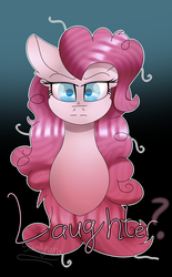 Size: 1782x2869 | Tagged: safe, artist:tomboygirl45, pinkie pie, earth pony, pony, g4, bust, discorded, female, portrait, solo