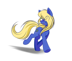 Size: 1600x1371 | Tagged: safe, artist:snowbunny0820, oc, oc only, oc:blake, earth pony, pony, male, running, solo, stallion