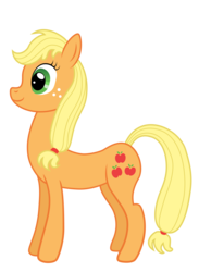 Size: 4400x6004 | Tagged: safe, artist:mfg637, applejack, earth pony, pony, g4, absurd resolution, female, simple background, solo, transparent background, vector