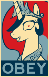 Size: 10362x16378 | Tagged: safe, artist:tralomine, princess celestia, pony, princess molestia, g4, .svg available, absurd resolution, faic, female, hope poster, obey, poster, solo, vector
