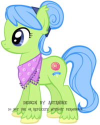 Size: 439x550 | Tagged: safe, artist:petraea, oc, oc only, oc:sweet style, earth pony, pony, female, mare, simple background, solo, transparent background, watermark