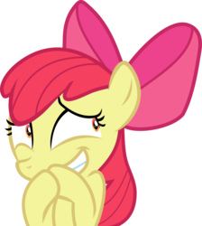 Size: 673x753 | Tagged: safe, artist:frownfactory, apple bloom, earth pony, pony, campfire tales, g4, .svg available, bow, faic, female, filly, orange eyes, red mane, simple background, solo, svg, transparent background, vector, yellow coat