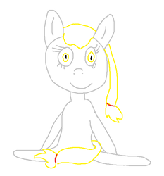 Size: 584x626 | Tagged: safe, derpy hooves, pony, g4, 1000 hours in ms paint, dead eyes, female, looking at you, mare, ms paint, nightmare fuel, simple background, smiling, staring into your soul, white background, wingless, you tried
