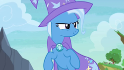 Size: 1280x720 | Tagged: safe, screencap, trixie, pony, g4, to change a changeling, female, mare, solo