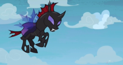 Size: 1366x722 | Tagged: safe, screencap, pharynx, changeling, g4, to change a changeling