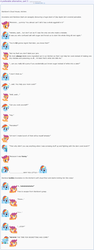 Size: 868x2305 | Tagged: safe, artist:dziadek1990, rainbow dash, scootaloo, g4, cloud house, conversation, cute, dialogue, emote story, emote story:a preferable alternative, emote story:two storylines collide, emotes, food, pancakes, reddit, slice of life, text, tickling