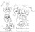 Size: 1103x1030 | Tagged: safe, artist:kinrah, princess luna, pony, g4, book, female, filly, sketch, sleeping, woona, younger, zzz