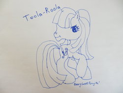 Size: 1024x768 | Tagged: safe, artist:berrysweetpony, toola-roola, pony, g3, g3.5, female, solo, traditional art