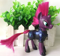 Size: 863x800 | Tagged: safe, tempest shadow, pony, unicorn, g4, my little pony: the movie, broken horn, cute, eye scar, horn, irl, photo, scar, solo, tempestbetes, toy