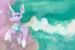 Size: 1500x1000 | Tagged: safe, artist:talonsofwater, mistmane, pony, unicorn, campfire tales, g4, clothes, female, lidded eyes, mare, solo