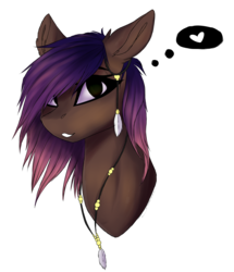 Size: 2809x3273 | Tagged: safe, artist:crazllana, oc, oc only, oc:evening howler, pony, bust, female, high res, mare, portrait, simple background, solo, transparent background