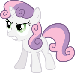 Size: 6000x5847 | Tagged: safe, artist:qazwsx302, sweetie belle, pony, unicorn, g4, .svg available, absurd resolution, blank flank, female, filly, simple background, solo, transparent background, vector