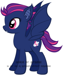 Size: 472x561 | Tagged: safe, artist:petraea, oc, oc only, oc:storm fly, bat pony, pony, female, mare, simple background, solo, transparent background