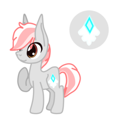 Size: 904x945 | Tagged: safe, artist:casanova-mew, oc, oc only, oc:gem combo, earth pony, pony, nonbinary, offspring, parent:button mash, parent:sweetie belle, parents:sweetiemash, reference sheet, solo