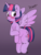 Size: 1280x1683 | Tagged: safe, artist:certificate, artist:pabbley, twilight sparkle, alicorn, pony, g4, bipedal, blushing, cute, cutie mark, embarrassed, female, mare, pomf, solo, spread wings, twiabetes, twilight sparkle (alicorn), wingboner, wings