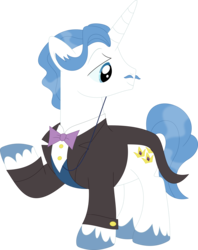 Size: 2836x3582 | Tagged: safe, artist:porygon2z, fancypants, pony, g4, bowtie, high res, male, simple background, solo, transparent background, vector