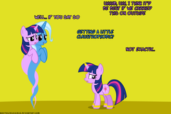 Size: 1048x695 | Tagged: safe, artist:navitaserussirus, trixie, twilight sparkle, genie, pony, g4, cropped, female, lesbian, ship:twixie, shipping