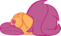 Size: 4714x2837 | Tagged: safe, artist:hendro107, scootaloo, pony, campfire tales, .svg available, absurd resolution, cute, cutealoo, female, scared, simple background, solo, transparent background, vector