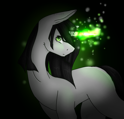 Size: 4766x4562 | Tagged: safe, artist:lastaimin, oc, oc only, oc:daniel, pony, unicorn, absurd resolution, magic, solo