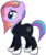 Size: 440x528 | Tagged: safe, artist:petraea, oc, oc only, oc:chroma swirl, earth pony, pony, bodysuit, female, mare, simple background, solo, transparent background, vector