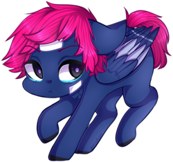 Size: 937x876 | Tagged: safe, artist:shiromidorii, oc, oc only, oc:noah, pegasus, pony, chibi, colored wings, male, multicolored wings, simple background, solo, stallion, transparent background