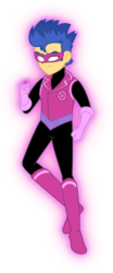 Size: 539x1298 | Tagged: safe, artist:mlp-trailgrazer, flash sentry, equestria girls, g4, green lantern corps, male, pink, simple background, solo, star sapphire, transparent background, vector