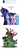 Size: 600x1600 | Tagged: safe, artist:dekomaru, trixie, twilight sparkle, oc, oc:nyx, alicorn, pony, tumblr:ask twixie, castle sweet castle, g4, my little pony: friendship is magic, ask, female, golden oaks library, lesbian, magical lesbian spawn, offspring, parent:trixie, parent:twilight sparkle, parents:twixie, ship:twixie, shipping, tumblr