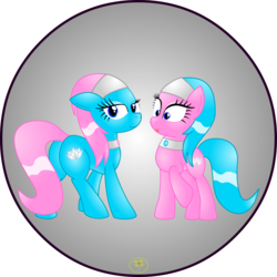 Size: 5000x5000 | Tagged: safe, artist:lakword, aloe, lotus blossom, earth pony, pony, g4, absurd resolution, female, group, happy, mare, simple background, sisters, spa twins, standing, transparent background