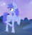 Size: 1824x2044 | Tagged: safe, artist:paskanaakka, derpibooru exclusive, oc, oc only, oc:midnight dew, pony, unicorn, chest fluff, colored hooves, ear fluff, eyeshadow, female, fog, horn, leg fluff, magic, makeup, mare, pony oc, raised hoof, solo, stars, tail wrap, twilight (astronomy), unicorn oc, unshorn fetlocks