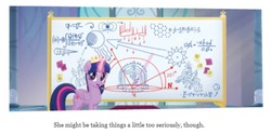 Size: 1093x543 | Tagged: safe, twilight sparkle, alicorn, pony, beyond equestria, g4, my little pony: the movie, my little pony: the movie: the junior novel, text, twilight sparkle (alicorn), whiteboard