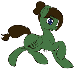 Size: 679x610 | Tagged: safe, artist:xaik0x, oc, oc only, oc:venti, pony, simple background, solo, white background