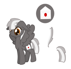 Size: 1264x1214 | Tagged: safe, artist:casanova-mew, oc, oc only, oc:lightweight, pegasus, pony, female, filly, floppy ears, magical gay spawn, offspring, parent:featherweight, parent:rumble, parents:rumbleweight, reference sheet, solo, transfilly
