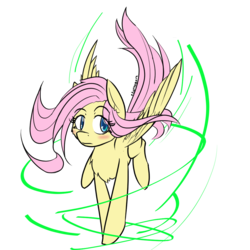 Size: 1000x1000 | Tagged: safe, artist:thattagen, fluttershy, pegasus, pony, g4, blushing, female, simple background, solo, transparent background