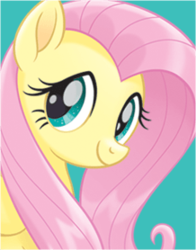 Size: 218x278 | Tagged: safe, fluttershy, pegasus, pony, g4, my little pony: the movie, official, bust, female, mare, portrait, simple background, solo