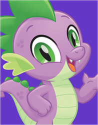 Size: 218x278 | Tagged: safe, spike, dragon, g4, my little pony: the movie, official, bust, male, portrait, simple background, solo