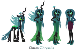 Size: 1454x1018 | Tagged: dead source, safe, artist:prettycelestia, queen chrysalis, changeling, changeling queen, equestria girls, g4, alternate clothes, clothes, dress, equestria girls-ified, female, high heels, holes, mare, shoes, skirt
