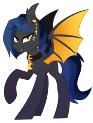 Size: 1442x1906 | Tagged: safe, artist:aegann, oc, oc only, bat pony, pony, simple background, solo, transparent background