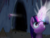 Size: 1280x960 | Tagged: safe, artist:halflingpony, twilight sparkle, alicorn, pony, g4, atg 2017, cave, darkness, glowing eyes, glowing horn, horn, magic, newbie artist training grounds, twilight sparkle (alicorn)