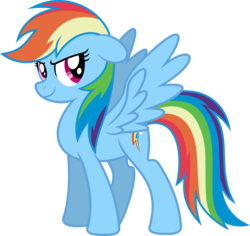 Size: 7000x6597 | Tagged: safe, artist:luckreza8, rainbow dash, pegasus, pony, g4, my little pony: the movie, .svg available, absurd resolution, female, mare, multicolored hair, simple background, smiling, solo, transparent background, vector