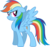 Size: 7000x6597 | Tagged: safe, artist:luckreza8, rainbow dash, pegasus, pony, g4, my little pony: the movie, .svg available, absurd resolution, female, mare, multicolored hair, simple background, smiling, solo, transparent background, vector