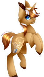 Size: 1352x2368 | Tagged: safe, artist:alithecat1989, oc, oc only, oc:erlenmeyer flask, pony, unicorn, female, mare, rearing, simple background, solo, transparent background