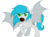 Size: 1600x1183 | Tagged: safe, artist:nstone53, oc, oc only, oc:sister note, bat pony, pony, cute, donut, food, watermark