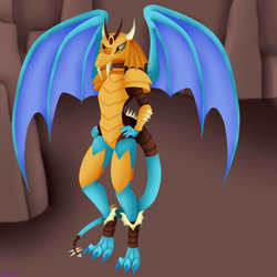 Size: 2000x2000 | Tagged: safe, artist:theferbguy, princess ember, dragon, g4, dragon armor, female, high res, solo