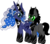 Size: 1790x1568 | Tagged: safe, artist:casanova-mew, king sombra, princess luna, alicorn, pony, g4, armor, earth pony sombra, female, male, mare, missing horn, reformed sombra, ship:lumbra, shipping, simple background, stallion, straight, transparent background