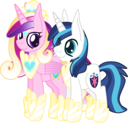 Size: 1429x1378 | Tagged: safe, artist:casanova-mew, princess cadance, shining armor, pony, g4, female, male, ship:shiningcadance, shipping, simple background, straight, transparent background